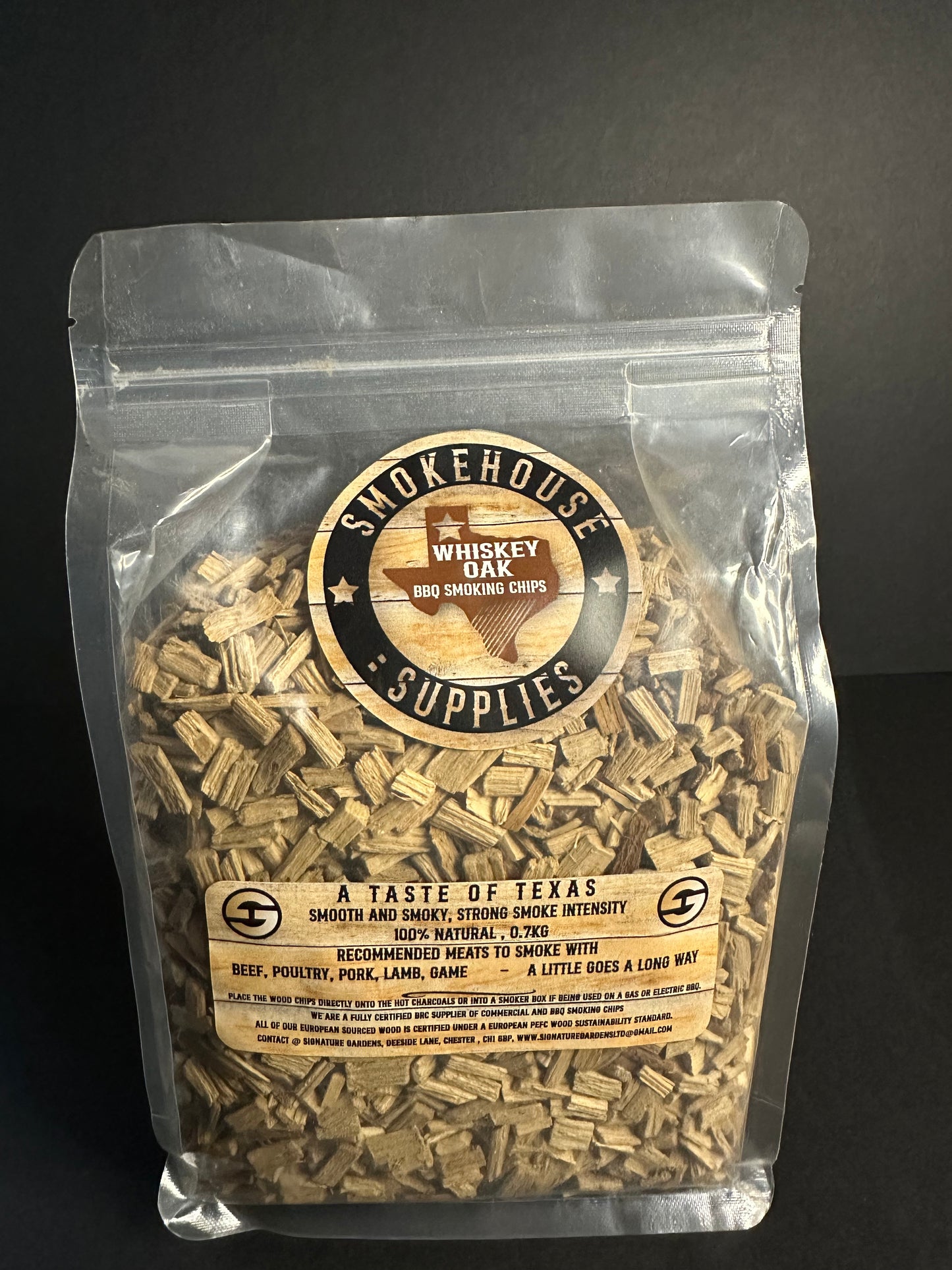 Whiskey Oak Wood BBQ Smoking Chips