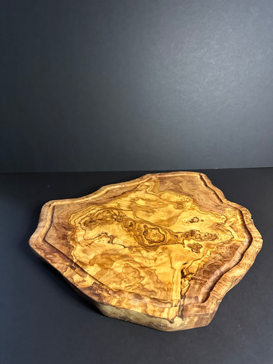 45cm Olive Wood Cutting Board with Groove